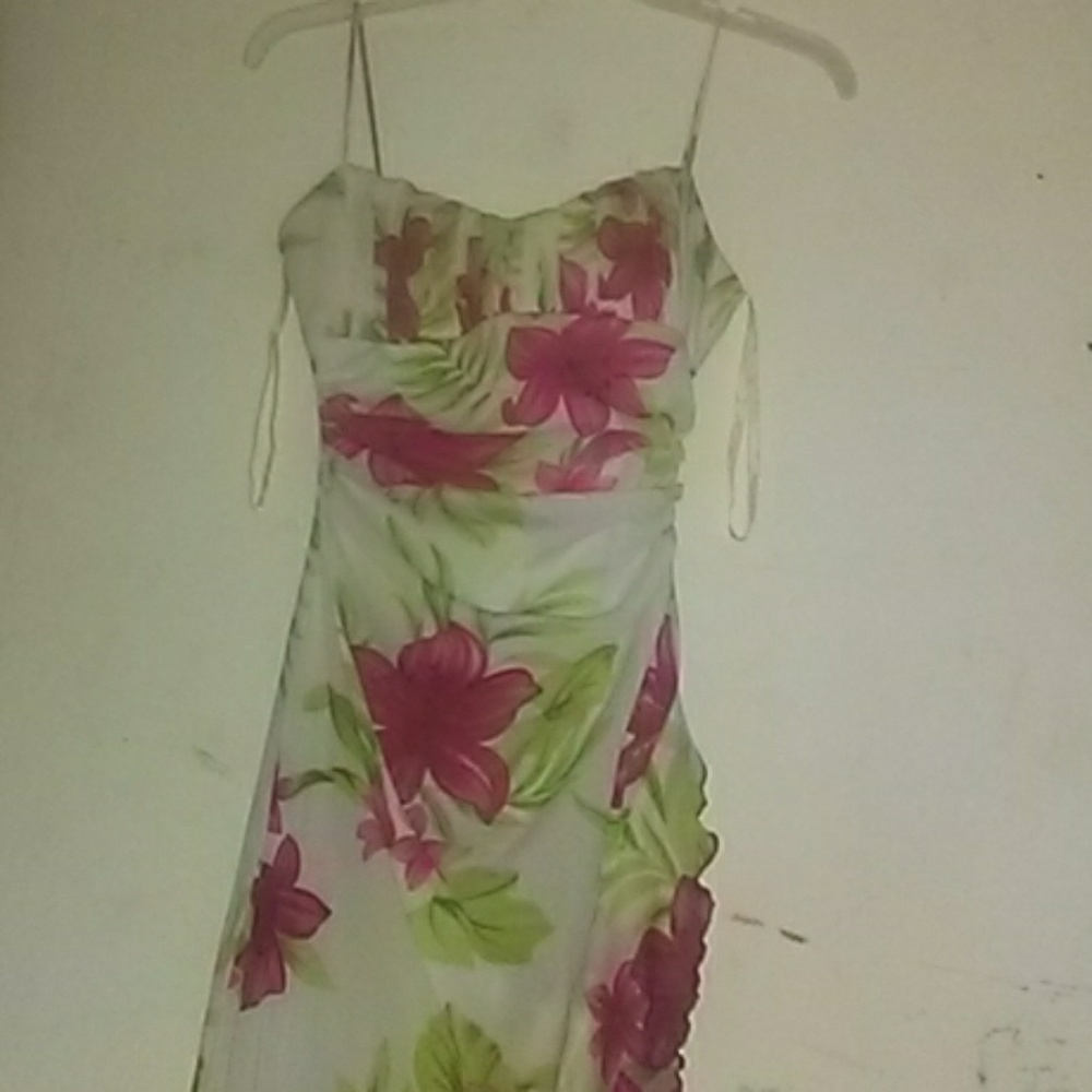City triangles floral prom/formal dress - Picture 1 of 5
